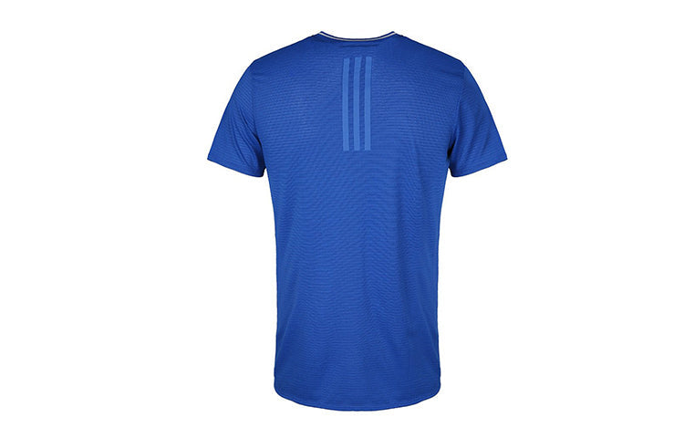 Men's adidas Running Short Sleeve Blue T-Shirt BQ7272