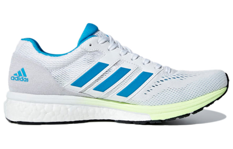 (WMNS) adidas Adizero Boston 7 'White Shock Cyan' B37385