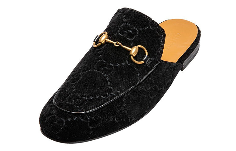 Gucci Princetown Flat 'Black Velvet' 457114-9JT00-1000