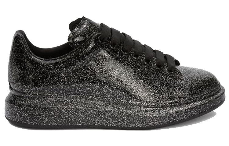 Alexander McQueen Oversized Sneaker Glitter 'Black' 575410WHWI01000