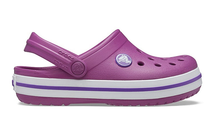 (GS) Crocs Crocband Clogs 'Purple White' 204537-54R