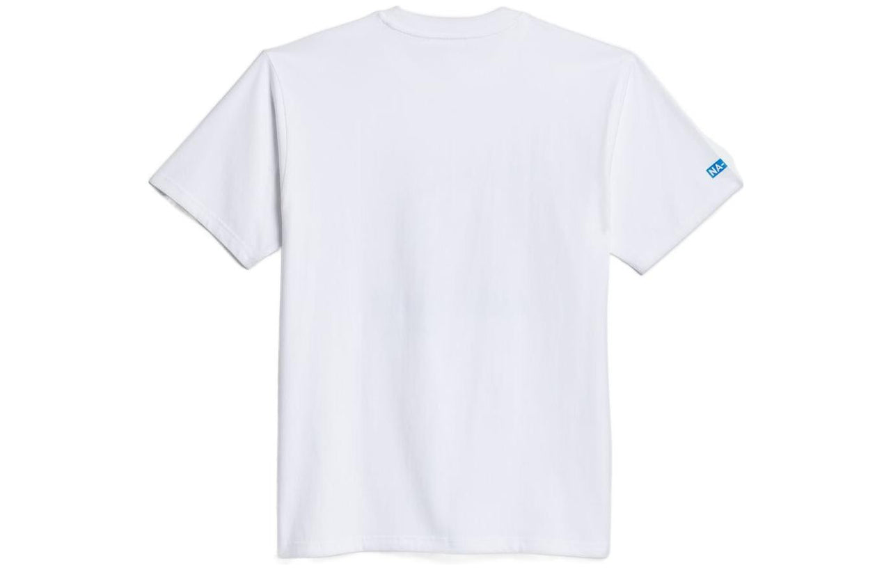 adidas Cartoon Character Pattern Printing Round Neck Short Sleeve Japanese Version White T-Shirt HC0176