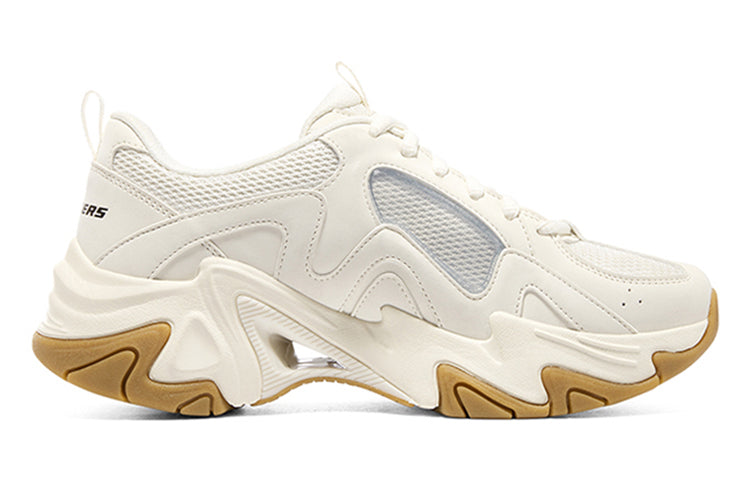 (WMNS) Skechers Stamina V3 Shoes 'White Tan' 896151-NAT