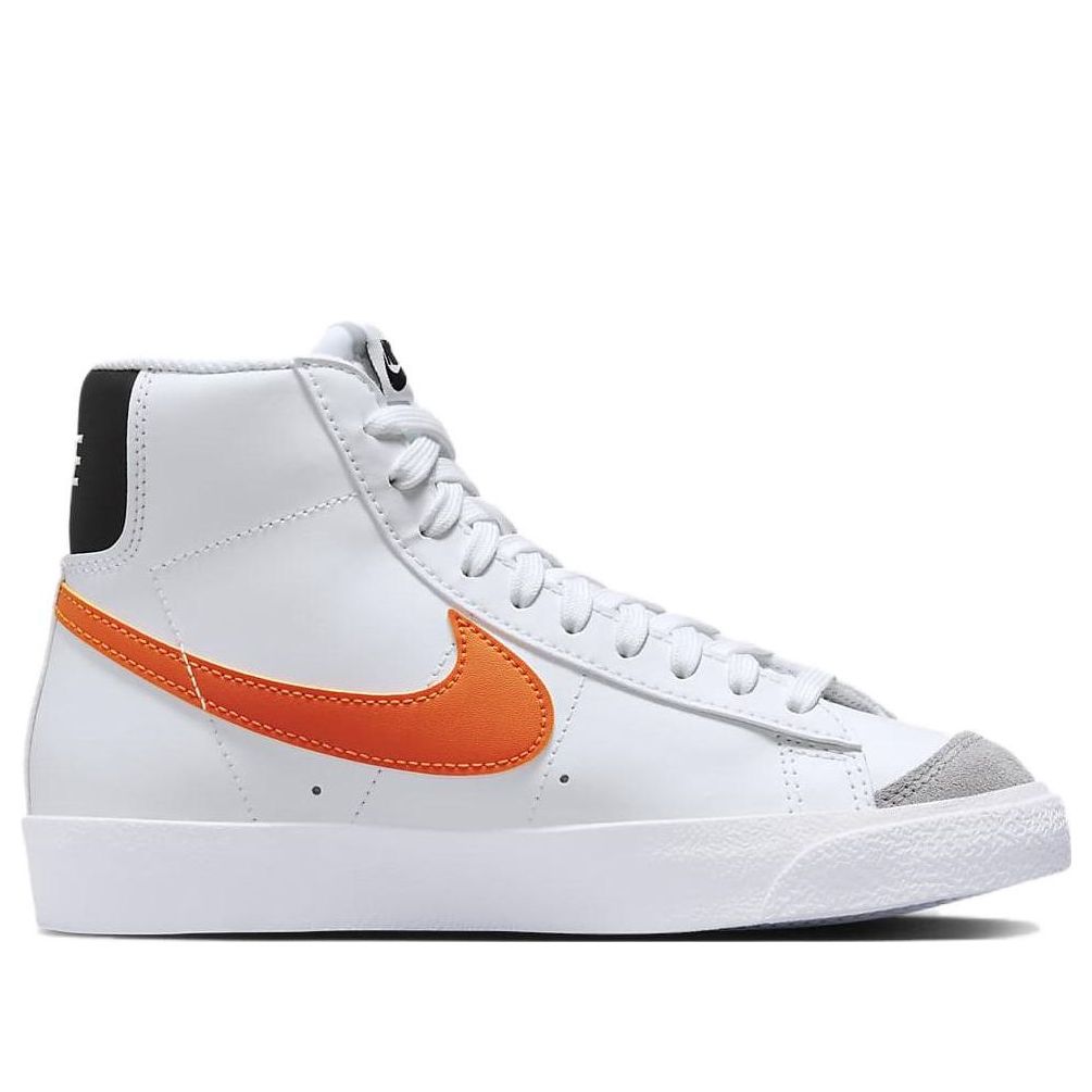 (GS) Nike Blazer Mid '77 'White Safety Orange' DA4086-111