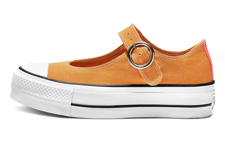 (WMNS) Converse Chuck Taylor All Star Mary Jane Low Top 'Orange White' 564317C
