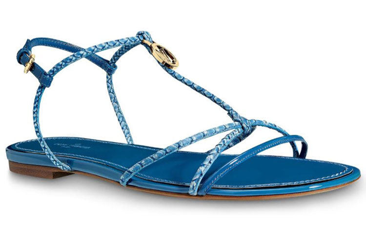 (WMNS) LOUIS VUITTON Sunseeker Flat Sandal 'Blue' 1A64S8
