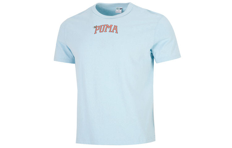 PUMA Downtown Graphic Tee 'Blue' 535400-18