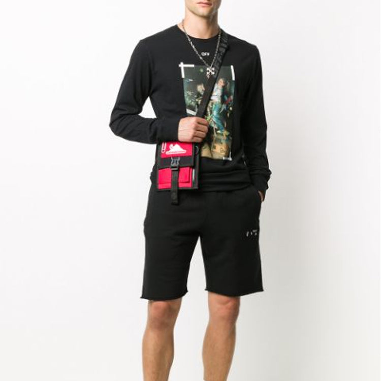 Off-White Mens Diagonal Stripes Logo Sport OMCI006F20FLE0011001