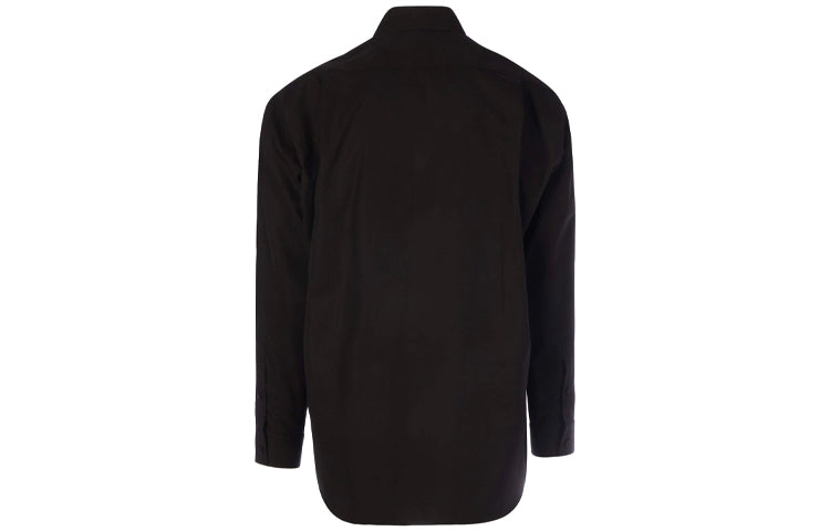 Balenciaga Political Campaign Long Sleeve Shirt 'Black' 621960TYB181000