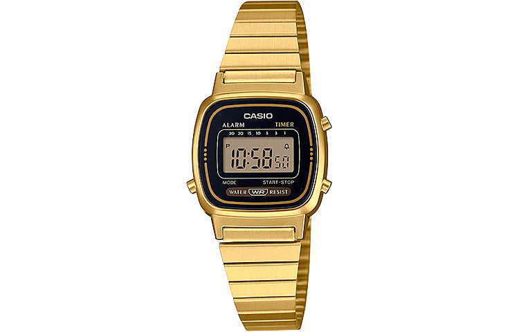 CASIO Waterproof Quartz Gold Digital LA670WGA-1D
