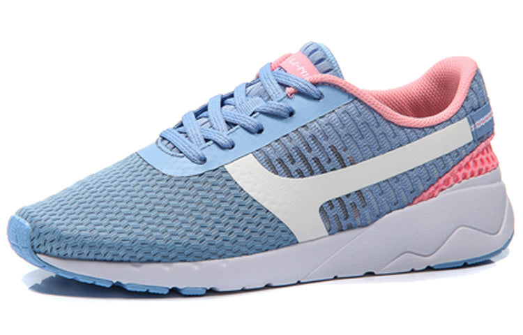 (WMNS) Li-Ning Heather Breathable Wear-resistant Classic Casual Shoe Blue AGCM054-3