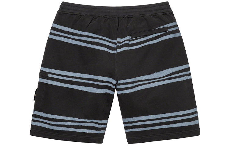 Supreme Week 13 x Stone Island Warp Stripe Sweatshort SUP-FW20-299-BLK