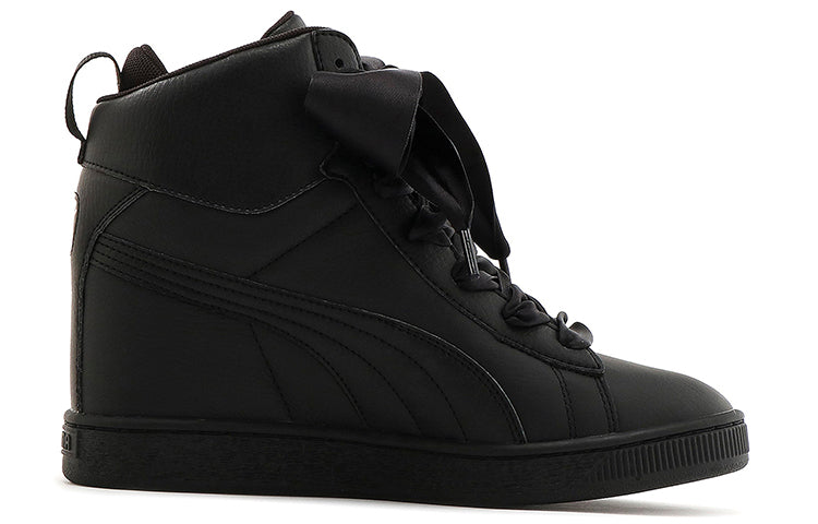 (WMNS) PUMA Basket Tip Toe Black 372376-01
