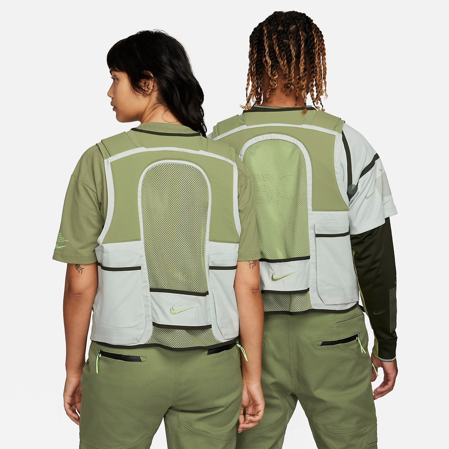 Nike ISPA Gilet 2.0 Vest 'Grey Green' FB2376-034