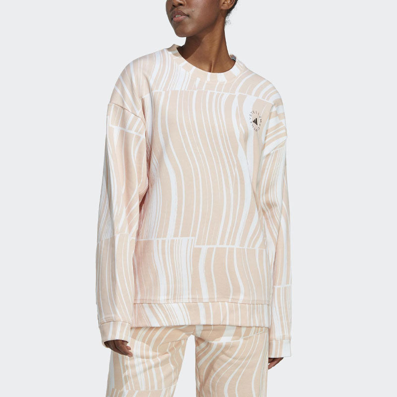 (WMNS) adidas by Stella McCartney TrueCasuals Graphic Sweatshirt 'Beige' HS0986
