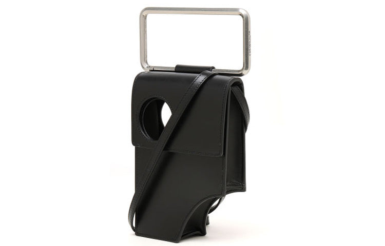 Off-White Leather 21 Long Single-Shoulder Bag Black OFWBGPO11BGMGBKX