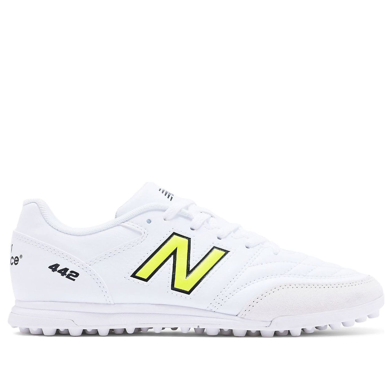 New Balance 442v2 Academy JNR TF Wide 'White Yellow' JS43TIB2