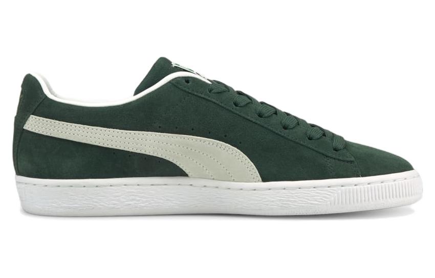 PUMA Unisex Suede Classic Xxi Sneakers Green/White 385378-16