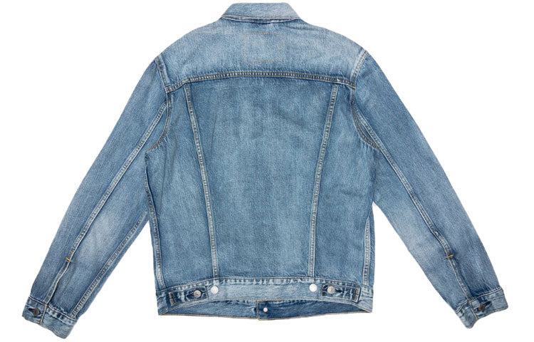 Men's Levis lapel Denim Jacket Denim Blue 72334-0351