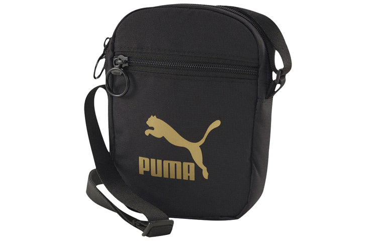 PUMA Originals Portable Shoulder Bag 'Black Gold' 076927-01