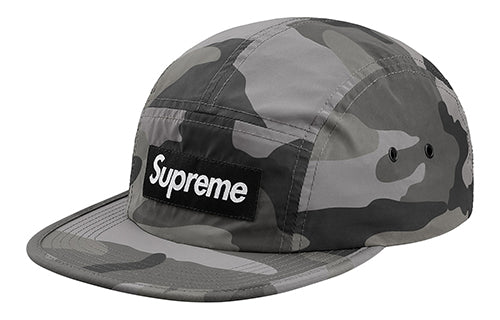 Supreme FW18 Reflective Camo Camp Cap 'Grey' SUP-FW18-161