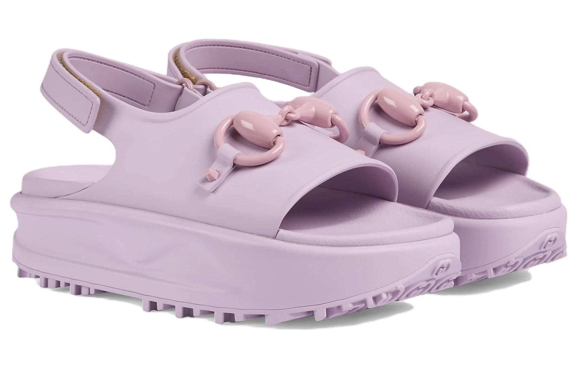 (WMNS) Gucci Interlocking G Platform Sandal 'Light Pink' 742435-JAAC9-6816