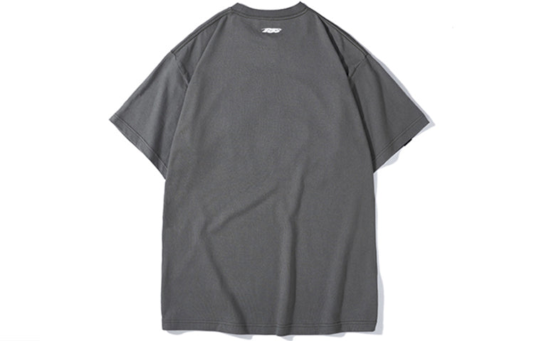 PJ's Vigor Multi-Color Surf Pattern Printing Short Sleeve Couple Style Gray 20SSTS10312-P