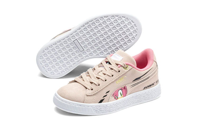 (PS) PUMA Sonic The Hedgehog x Suede 'Who's Faster - Rosewater' 371998-02