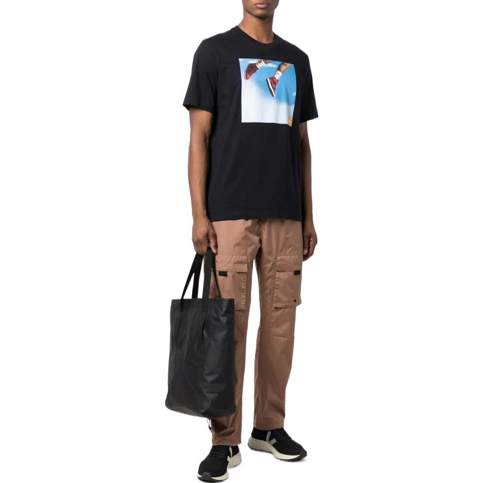 Men's Nike Solid Color Side Pocket Mid Waist Straight Cargo Casual Pants/Trousers Khaki DC9663-256