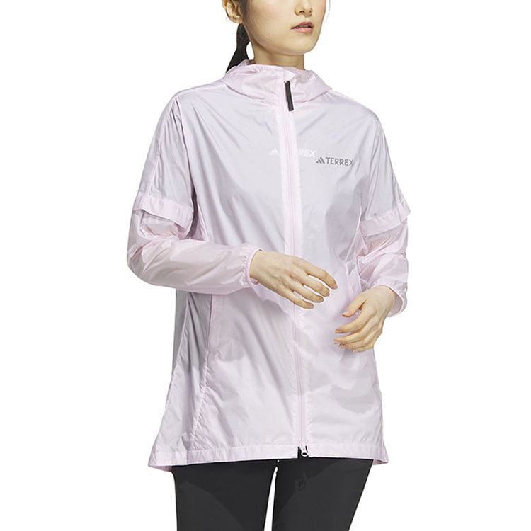 (WMNS) adidas Terrex Windbreaker Jackets 'Pink' IL3807