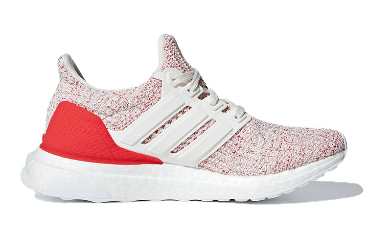 (GS) adidas UltraBoost 4.0 J 'Chalk White Active Red' F34034