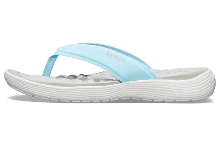 (WMNS) Crocs Reviva Flip-Flops Blue 205473-4KA