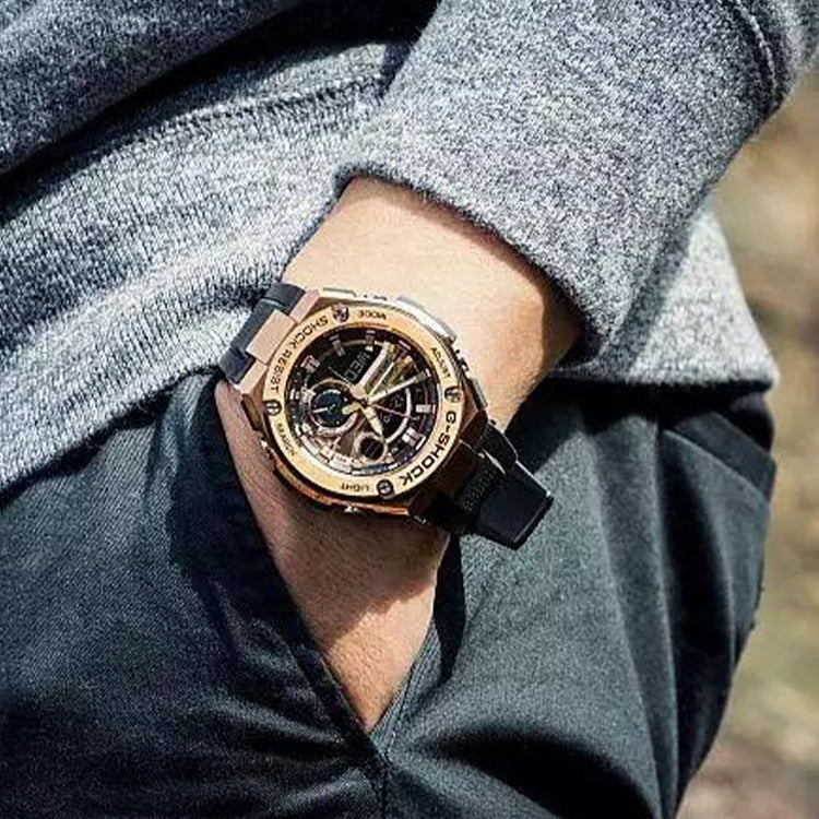 CASIO G-Shock G-Steel 'Black Gold' GST-210B-4A