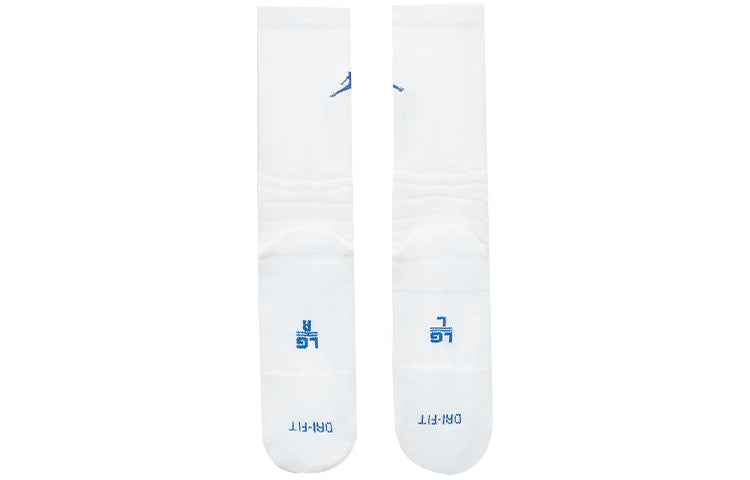 Air Jordan Contrasting Colors Logo Sports Socks One Pair White CT0527-102