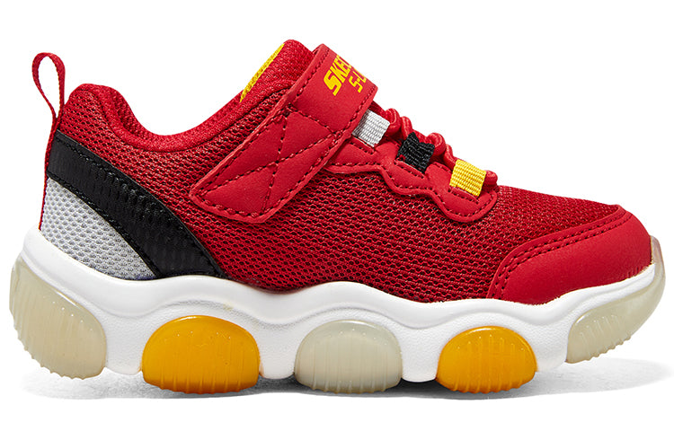 (PS) Skechers Mighty Glow 'Red Yellow Black' 402040N-RDBK