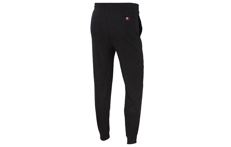Air Jordan Jumpman Wings Printing Casual Bundle Feet Sports Pants Black BQ8470-010