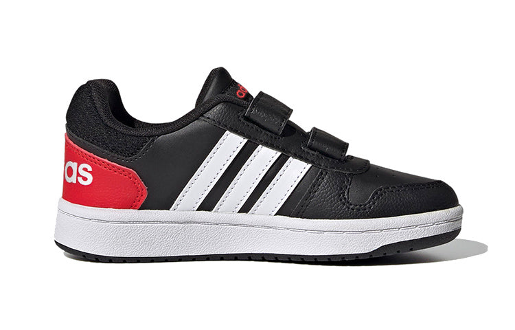 (PS) adidas Hoops 2.0 'Black White Red' FY9442