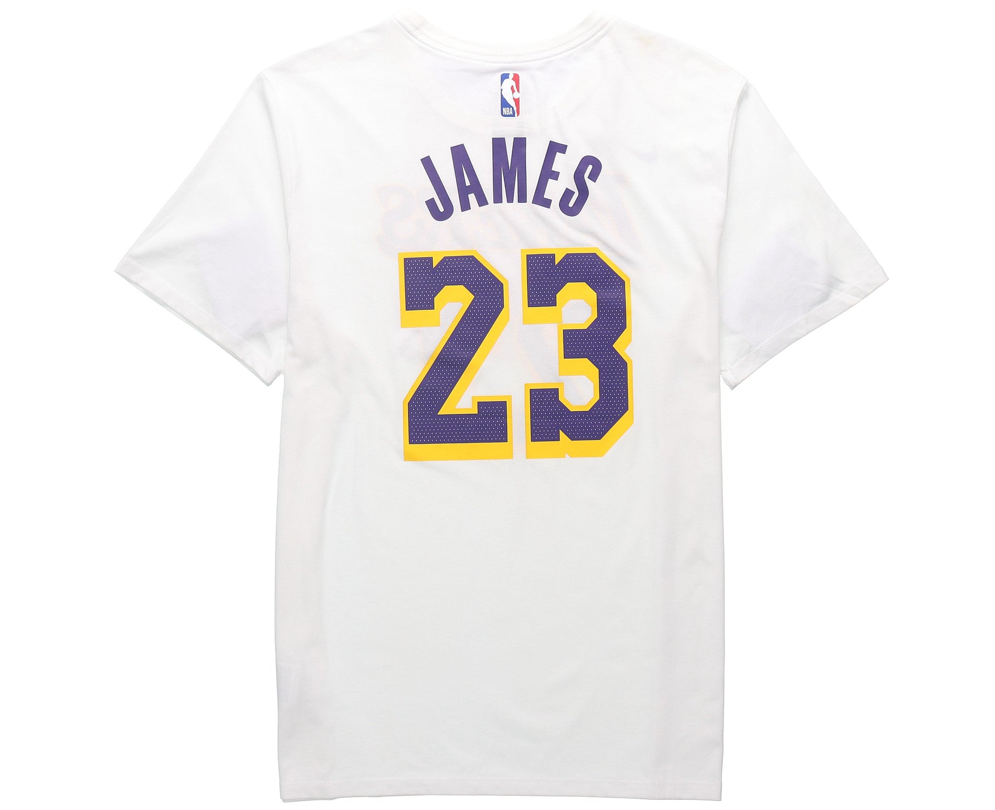 Nike NBA Jersey Short Sleeve limited Lakers LeBron James 23 Asia Edition White AR4888-109