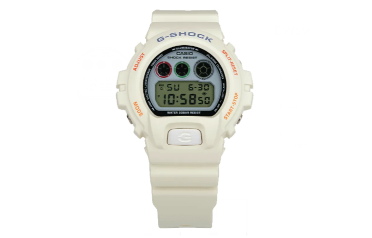 CASIO G-Shock Digital 'White' DW-6900JM21