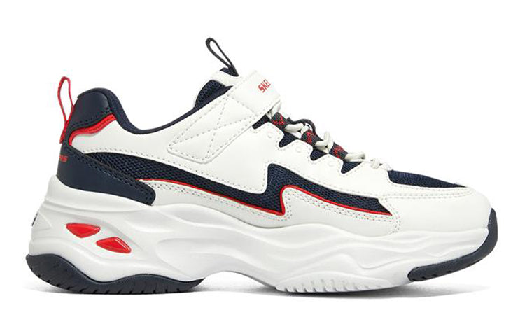 (GS) Skechers DLites 4.0 'White Navy Blue Red' 406126L-WNVR