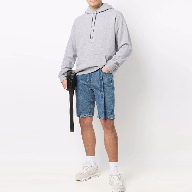 Off-White Belted Denim Shorts OMYC005C99DEN0024949