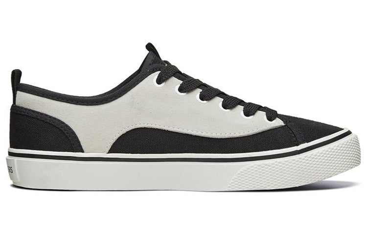 (WMNS) Skechers V Lites Low-Top Sneakers Black/White 66666245-WBK