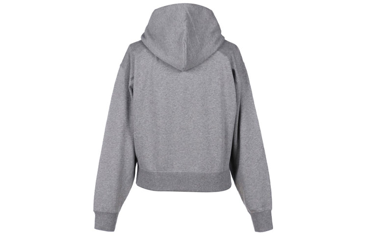 (WMNS) KENZO SS21 Small Tiger Head Embroidered Loose Version Hoodie Gray FB52SW7774ML-95