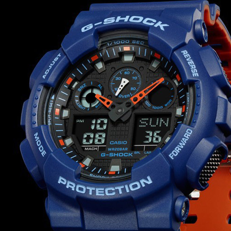 CASIO G-Shock Analog-Digital 'Blue' GA-100L-2A