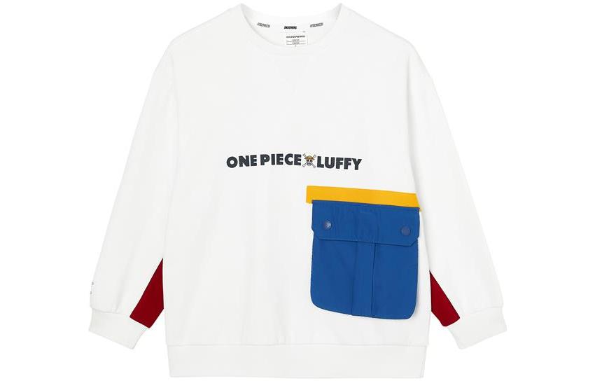 (GS) Skechers x ONE PIECE Crew Sweatshirt 'Multi-Color' L321B064