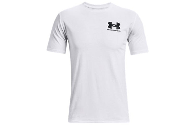 Under Armour Abc Camo Fill Wordmark T-shirt 'White Black' 1366456-100