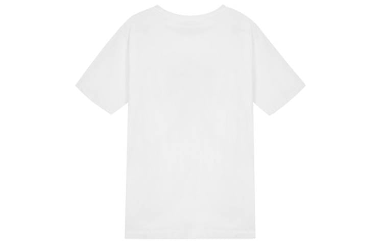 New Balance Funny Logo Printing Knit Sports Round Neck Short Sleeve White AMT12392-WT