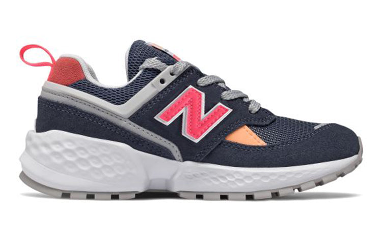 New Balance 574 K Shoes Navy 'Blue Pink' PS574SN