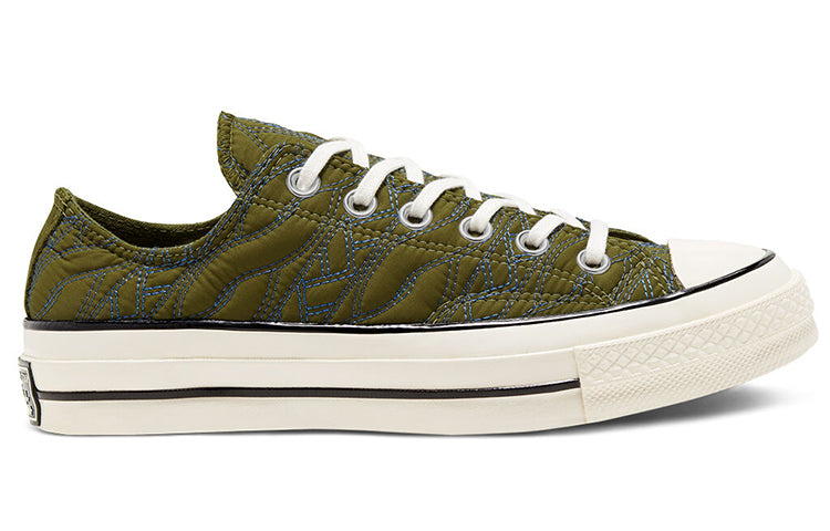 (WMNS) Converse Chuck 70 Low 'Runway Cable - Dark Moss' 568679C
