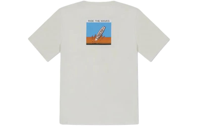 Converse Summer Verbiage T-Shirt Asia Sizing 'Light Grey' 10027218-A01